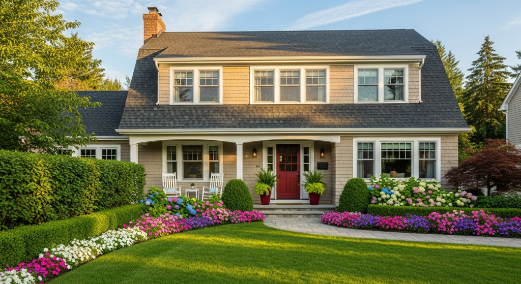 New Jersey home with well-maintained asphalt shingle roof